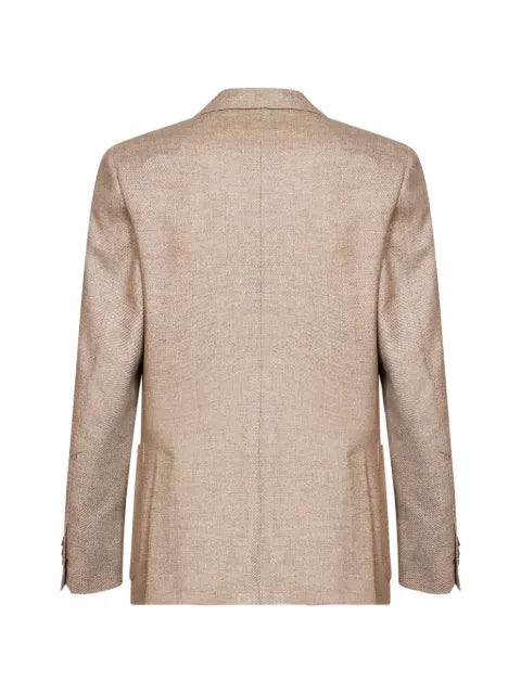 Lardini notched-lapel single-breasted blazer