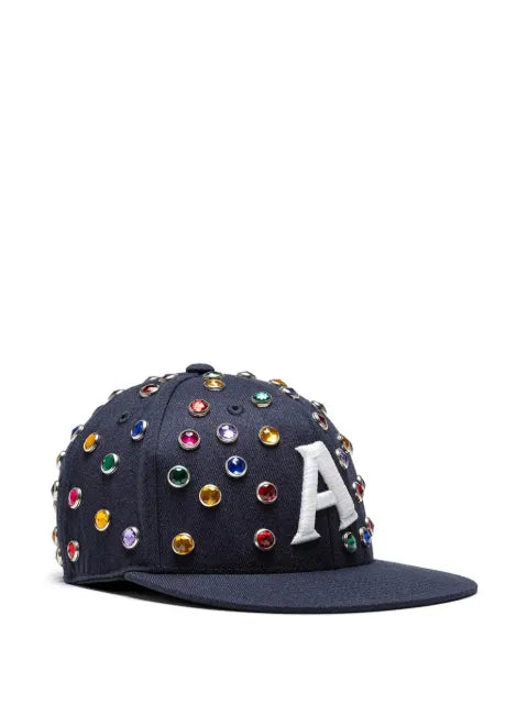 Anti Social Social Club crystal-embellished baseball cap