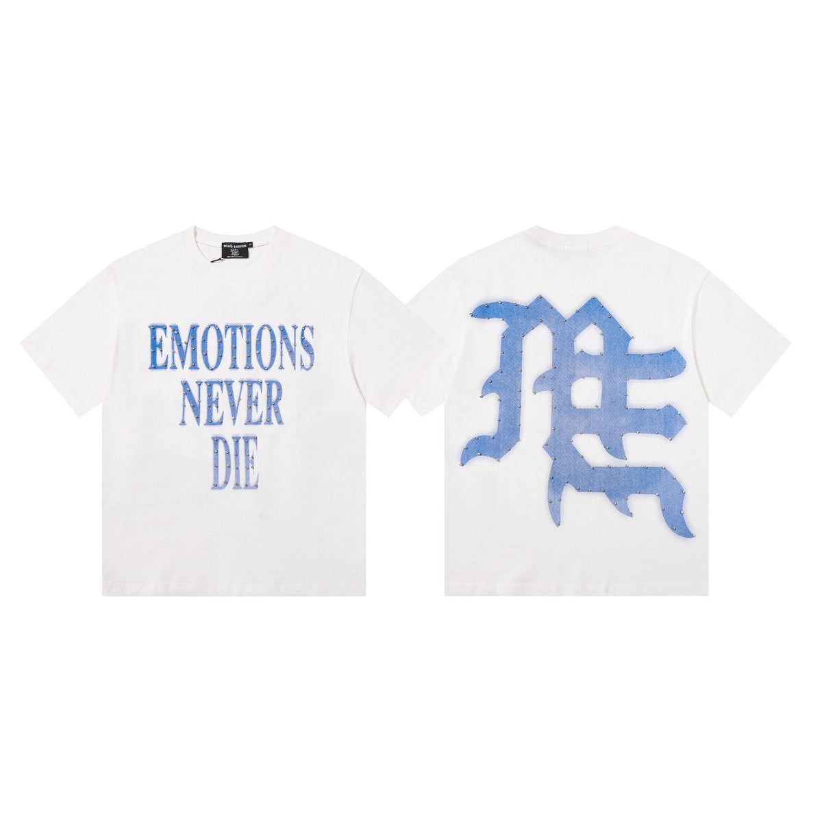 MIXED EMOTION Never Die Graphic Short-Sleeve T-Shirt