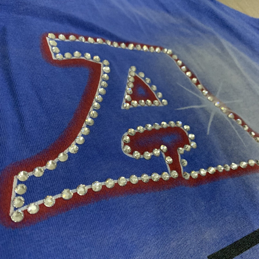 DUAA Blue Graphic Short-Sleeve T-Shirt