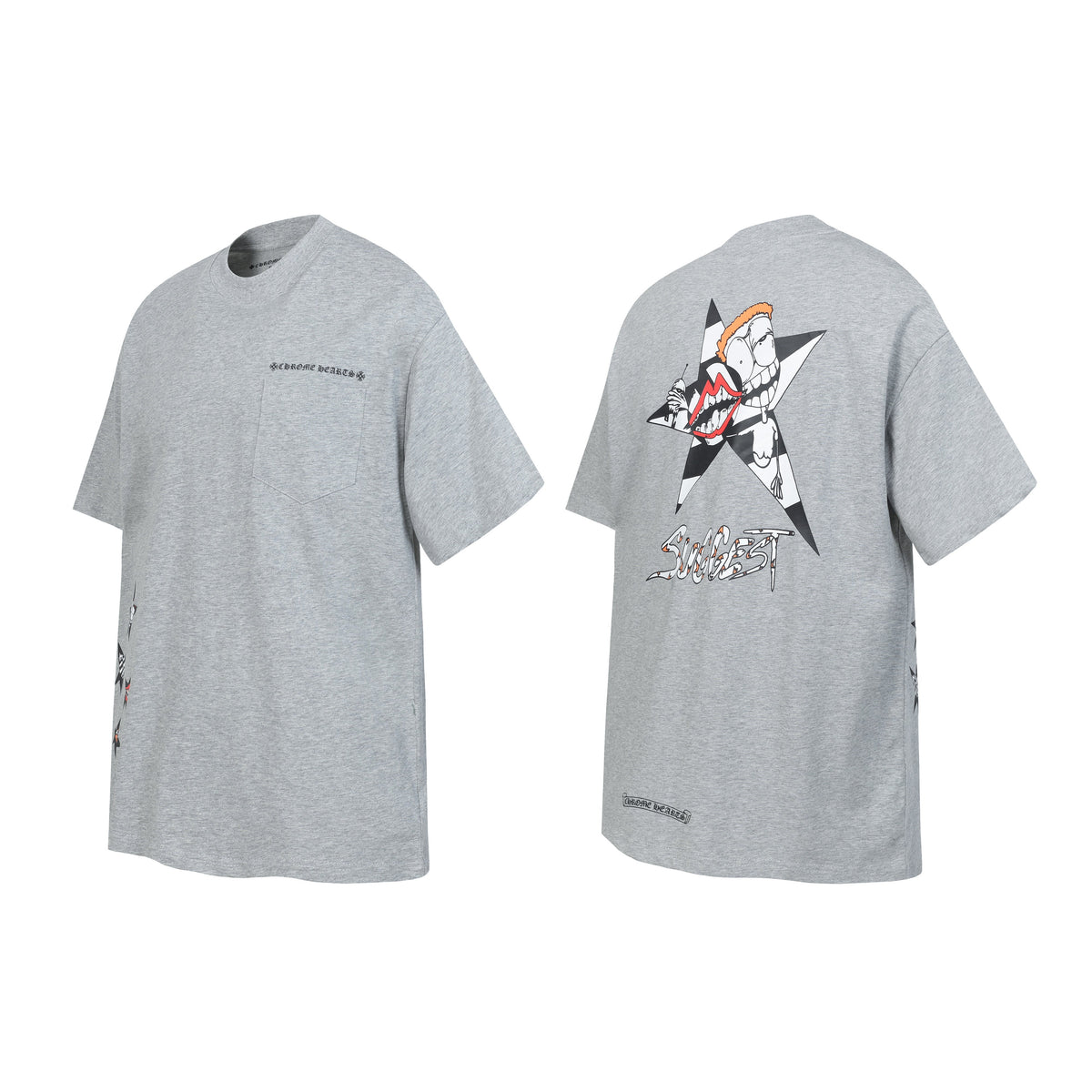Chrome Hearts Matty Boy Suggest T-Shirt Grey